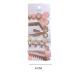 LNGLAT 5 PCS Hair Clip Set - Pearl and Rhinestone Handmade Hairpins for Women and Girls - Trendy Flower Headwear in Pink - Buy Online on GoSupps.com