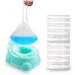 Potty Liners Disposable, Travel Potty Chair Liners with Drawstring Universal Training Toilet Seat Potty Bags Cleaning Bag for Kids Toddlers  Potty bags 100 pack