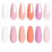 Vishine Gel Nail Polish Kit - 6 Colors White Nudes Pink Peach | UV Gel Manicure Set for All Seasons - Buy Online on GoSupps.com