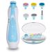 6 in 1 Baby Manicure Kit Baby Nail Kit Care Set Baby Manicure and Pedicure kit Baby Nail Clipper Baby Nail Files Baby Nail File Electric Baby Nail File Kit Baby Nail File Led Baby Nail File (Blue)
