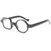 Kodilin round square reading glasses men reading glasses women anti-light blue for computers or gaming spring hinge reading glasses 1.0 1.5 2.0 2.5 3.0 3.5 (black 3.50)