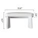 CHAOEEMY Manicure Armrest - PU Leather Hand Pillow for Nail Desk & Salon Table (White) - Buy Online on GoSupps.com
