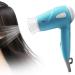 Hair Dryer Trvavel Small Mini Blow Dryer with Nozzle 1200W Long Life DC Motor Lightweight Compact Folding Hairdryer Portable Travel Fast Drying Hair Lightweight Quiet Blow Dryer Hot/Cold Small Gift - Buy Online on GoSupps.com