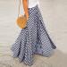 Sanahy Women's Vintage Plaid Maxi Skirt with Pockets - XXL Blue - Buy Online on GoSupps.com