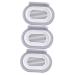 Ciieeo 3pcs Bathroom Soap Holder Adhesive Soap Holder Soap Plate Soapdish Kitchen Soap Rack Water Trough Kitchen Sink Soap Holder Kitchen Soap Mounted Sink Soap Dry Dish Take a Bath Shelf
