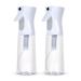Hair Spray Bottle - Continuous Spray Nano Fine Mist Sprayer - Empty Spray Bottle - Reusable Beauty Spray Bottle - Cleaning, Hairstyling & Plants - 5oz/150 ml - Pack of 2