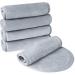 URAQT 5 Pack Face Cloths Make Up Remover Microfibre Face Wipes for Reusable Makeup Remover Cloth Washable Ultra Soft Facial Cleansing Wipe Cloths (Grey) 5pcs-grey - Buy Online on GoSupps.com