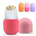 Mini Beauty Ice Face, Face Ice Roller, Reusable Ice Face Roller, Face Ice Holder Ice Roller for Face and Eye (Pink) Mini Ice Roller Pink