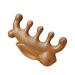 Foytoki green sandalwood massage comb antistatic head acuppunkt massage comb hair care comb scalp massage device wooden ridge antistatic massage comb wooden head comb