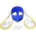 High Back Full Bucket Toddler Swing Seat with Yellow Plastic Coated Chains - Heavy-Duty Baby Swing Seat in Blue - Buy Online on GoSupps.com