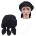 Frcolor Mulberry silk sleeping cap long hair bonnet night hair bonnet hat for women girls(Black) - Buy Online on GoSupps.com