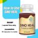 Sino Heal Sinusitis Relief Capsules - 90 ct | Herbal Extract for Nasal Congestion - Buy Online on GoSupps.com