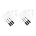 SOESFOUFU 1 Set Mascara Tube Wine Lip Clear Mascara Lash Wand Containers Empty Tube Bottle Abs