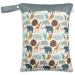 Muslong 3-Piece Diaper Pocket Wetbag Set - Reusable Cloth Diaper Bags for Babies Travel-Friendly Storage for Dirty Clothes & Accessories (Zoos) - Buy Online on GoSupps.com
