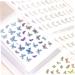 Nail Sticker Album Nail Art Decal Storage Bag Card Display Book Container 80 Slots Nail Art Display Book - Buy Online on GoSupps.com