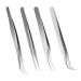 LUKEO Volume Tweezers For Eyelash Extensions Precision Lash Mega and 3D 6D 10D Fan Making Fits all As Show