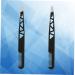Healeeved Eyebrow Tweezers Set - 6 Dual Use Makeup Tools & Accessories for Perfect Brows | 3 Black Tweezers 10x1cm - Buy Online on GoSupps.com