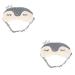 Mobestech 2 Pcs Cartoon Blindfold Sleeping Eye Patch Animal Eye Patch Lovely Blinder Eye Mask Sleep Blindfold Sleeping Eye Shade Sleep Eye Patch Eye Shade for Sleeping Christmas Bunny Satin