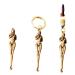 Cabilock 3pcs Brass Ear Pick Metal Cooking Spoon Beauty Figure Ear Spoon Mini Spoon Decor Car Decoration Tiny Spoon Ear Spoons Pendant Ear Cleaners Tiny for Tiny Ear Spoons Pendant Beauties