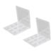 FRCOLOR 3pcs Eye Shadow Box Outdoor Hats Head Wraps for Women Cosmetic Blusher Case Men and Women Makeup Box
