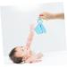TOYANDONA Baby Bunny Pacifier Blanket - Infant Soothing Toy with Sensory Taggy Blanket Label, Blue - Buy Online on GoSupps.com