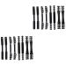 Minkissy 16 STK mask accessories Earring hooks adjustable ear cable mask extension hooks Extension of the mask strap ear iron clip adjustable ear protector earlow buckle