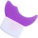 Silicone Eyelash Applicator Baffle Prevents Cosmetic Residue Skin Friendly Mascara Smear Shield Fitting for All Face Shapes Easy To Use for SmudgeFree Makeup (Purple) - Buy Online on GoSupps.com