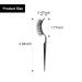 12 Pcs False Eyelashes Display Sticks - 3D Eyelash Extensions Applicator Tool for Easy Try-On & Grafting (Black & Transparent - Buy Online on GoSupps.com