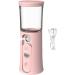 Nano Facial Mister Cordless Portable Facial Mister - 30ml Visual Water Tank Cordless Handheld Mister Handy Nano Mister with Colorful Light for Face Hydrating Skin Care Daily Makeup Pink - Buy Online on GoSupps.com