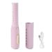 Hair Straightener 2 in 1 Functionality Portable Rechargeable Mini Hair Straightener with 3 Adjustable Temperature for All Hair Types () Purple