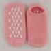 2 Pairs Spa Quality Moisturizing Gel Socks - Vitamin E & Oil Infused for Dry Skin Repair - Blue & Pink - Buy Online on GoSupps.com