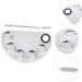 2ensembles Stainless Steel Color Palettes Makeup Tools Cosmetic Palettes for Mixing Foundation Lipstick Concealer Paint Etc - Buy Online on GoSupps.com