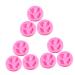 TEHAUX 9 pcs Supplies Silicone DIY Gems Making Casting Diamond Mold Baking Gadget Candy Chocolate Shape 7X7X1CMx3pcs Pinkx3pcs