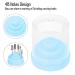 Nail Drill Holder 48 Holes - Blue Nail Art Plastic Stand Organizer for Drill Bits - International Shipping Available - Buy Online on GoSupps.com