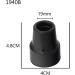MCAORI Walking Stick Tip Pads End Rubber Caps Walking Cane Replaceable Tip Caps Hiking Stick Protectors Cover for Anti-Skid Tip - Buy Online on GoSupps.com