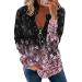 Womens Sweatshirt 2022 Fall Winter Fashion Long Sleeve Cute Print Tee Shirts Zip Up Hoodie Casual Dressy Tunic Tops Pullover
