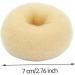 Hair Bun Donut Maker Hair Bun Ring Long Thick Hair Shaper Hairstyle Accessories 7cm Beige - Buy Online on GoSupps.com