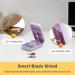 Optimal Safety Pill Splitter & Travel Pill Cutter with Smart Blade Shield - Portable Silicone V-Shaped Holder & Storage Compartments (Blue - Buy Online on GoSupps.com