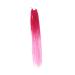 FRCOLOR Braided Wigs Rainbow Straight Highlight Hairpieces Straight Hair Extension Clip Straight Fishtail Plait Braids Synthetic Hairpiece Clip on Ponytails Women's Multicolor Hair Rope Size 1 Picture 5