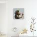 Yidepot Monkey Wine Wall Art Canvas - 50x50CM - Framed Monkey Painting for Living Room & Office Decor - Ready to Hang - Buy Online on GoSupps.com