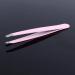 Tweezers For Women Eyebrow Tweezers 1 Pc Black/Pink Eyebrow Tweezer Hair Beauty Slanted Puller Stainless Steel Clips Makeup Tool - Buy Online on GoSupps.com