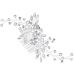 Hair Combs Slides Clips Bridal Flower Hair Pins for Girls Women Hair Accessories Hair Clips - Buy Online on GoSupps.com
