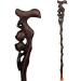 Cane Filial Piety Elderly Old Wood Carved Carving Stick Slip Walker Ebony Rosewood Birthday Peach Wooden Gift Ideal for Men or Women with Active Outdoor Li