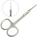 Cuticle Scissors Extra Fine Curved Small Scissors Multi-Purpose Professional Beauty Scissors for Men Women Eyebrow Scissors Eyelash Scissors Trimming Toe Nail Scissors (Straight Tip) Silver Cuticle Straight - Buy Online on GoSupps.com