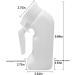 UNLICON 1000ml Portable Male Urinals for Elderly Men - Pack of 2 | Spill Proof Urine Bottles with Lid for Car Travel & Incontinence - Buy Online on GoSupps.com