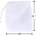 LERORO 2-Pcs Reusable Nut Milk Bag for Almond Milk & Cold Brew Coffee - Large 10 x 12 Inches Nylon Mesh Cheesecloth Strainer Bag - Buy Online on GoSupps.com