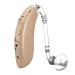 Air tube Hearing Aids,Hearing Aids for Seniors Rechargeable with Double Noise Reduction,Hearing Amplifier for Adults Hearing Loss,Digital ear hearing aid device with adjustable volume(1 pc) Light Brown