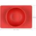 Modaliv Scooper Bowl with Silicone Suction Base (34oz) - Red, Food Grade Silicone, Dishwasher & Microwave Safe - Adaptive Equipment for Adults - Buy Online on GoSupps.com
