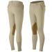 B Vertigo Sander Men's Leather Knee Patch Breeches (Safari Brown, 28)