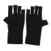Healeved 1 Pair Nail Gloves Protective Gloves Nails Gel Sun Gloves for Women Uv Protection Gloves to Protect Manicure Uv Hand Protection Gloves for Nails Dryer Women's Short Polyester